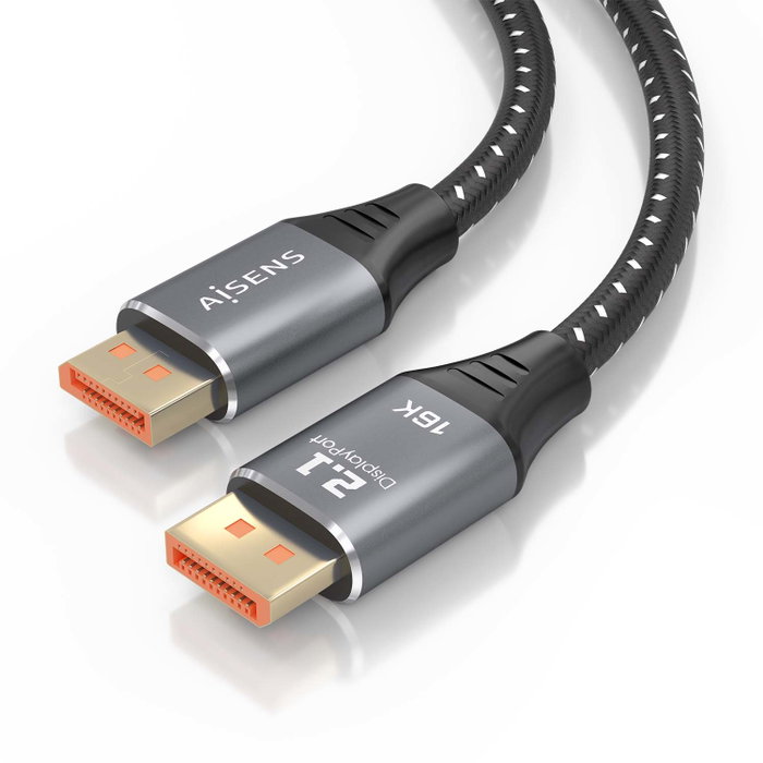 Aisens Cable DisplayPort V2.1 16K 80Gbps 1.5m Negro